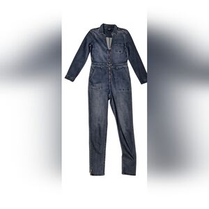 bebe Denim Jumpsuit